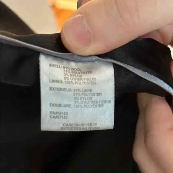 Calvin Klein Women's Wool Coat - Single button with Belt - Picture 8 of 10